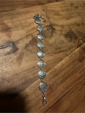 Brighton Silver Tone Filigree Bracelet